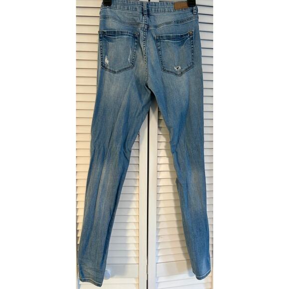 Garage High Waist Jegging Distressed Ripped Skinny Jeans - Size 3 - Picture 2 of 3